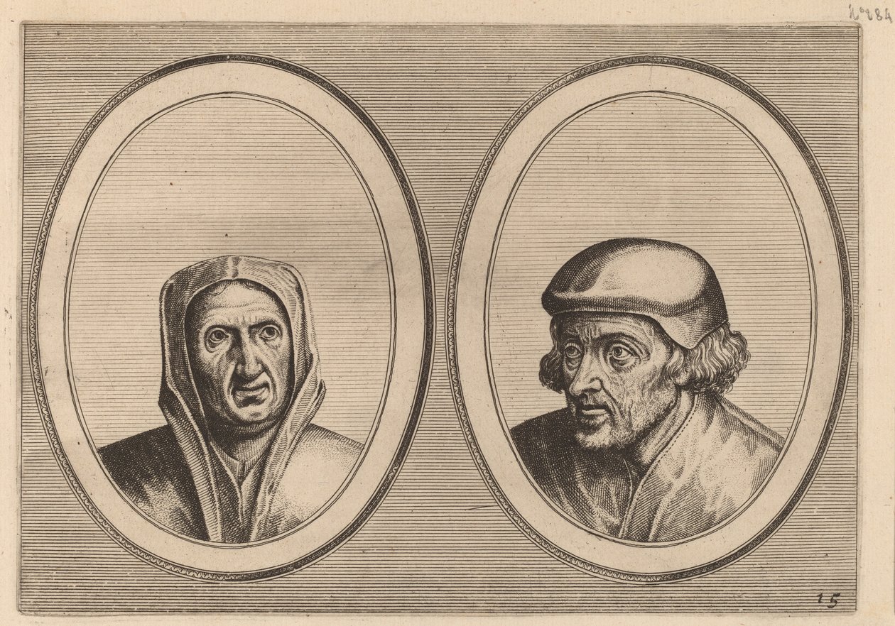 "Beveynsde Hil" y "Listighe Jorden" de Johannes and Lucas van Doetechum after Pieter Bruegel the Elder
