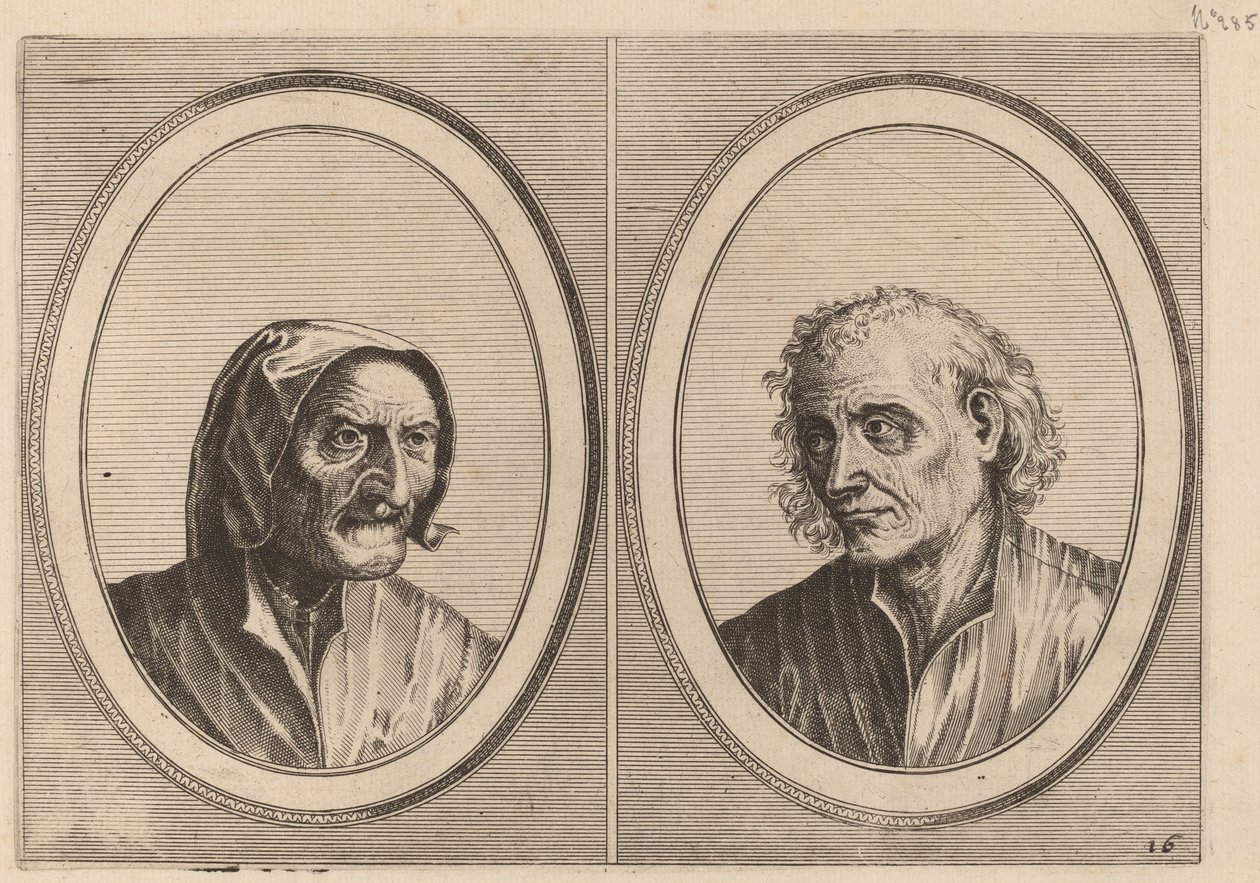 "Foockel Frons-muyl" y "Pietje Hard-loop" de Johannes and Lucas van Doetechum after Pieter Bruegel the Elder
