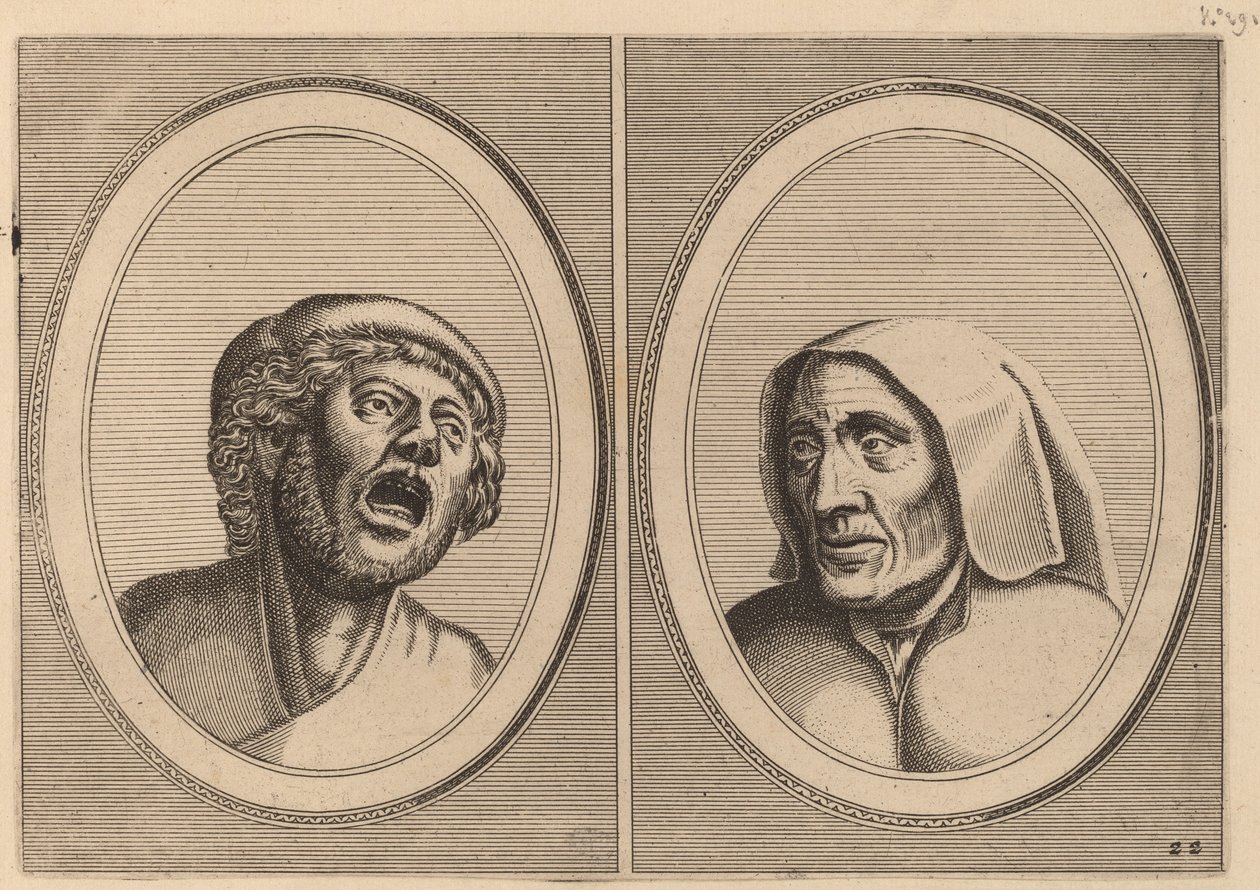 "Hansje Singh en Veldt" y "Blaeuwe Aecht" de Johannes and Lucas van Doetechum after Pieter Bruegel the Elder