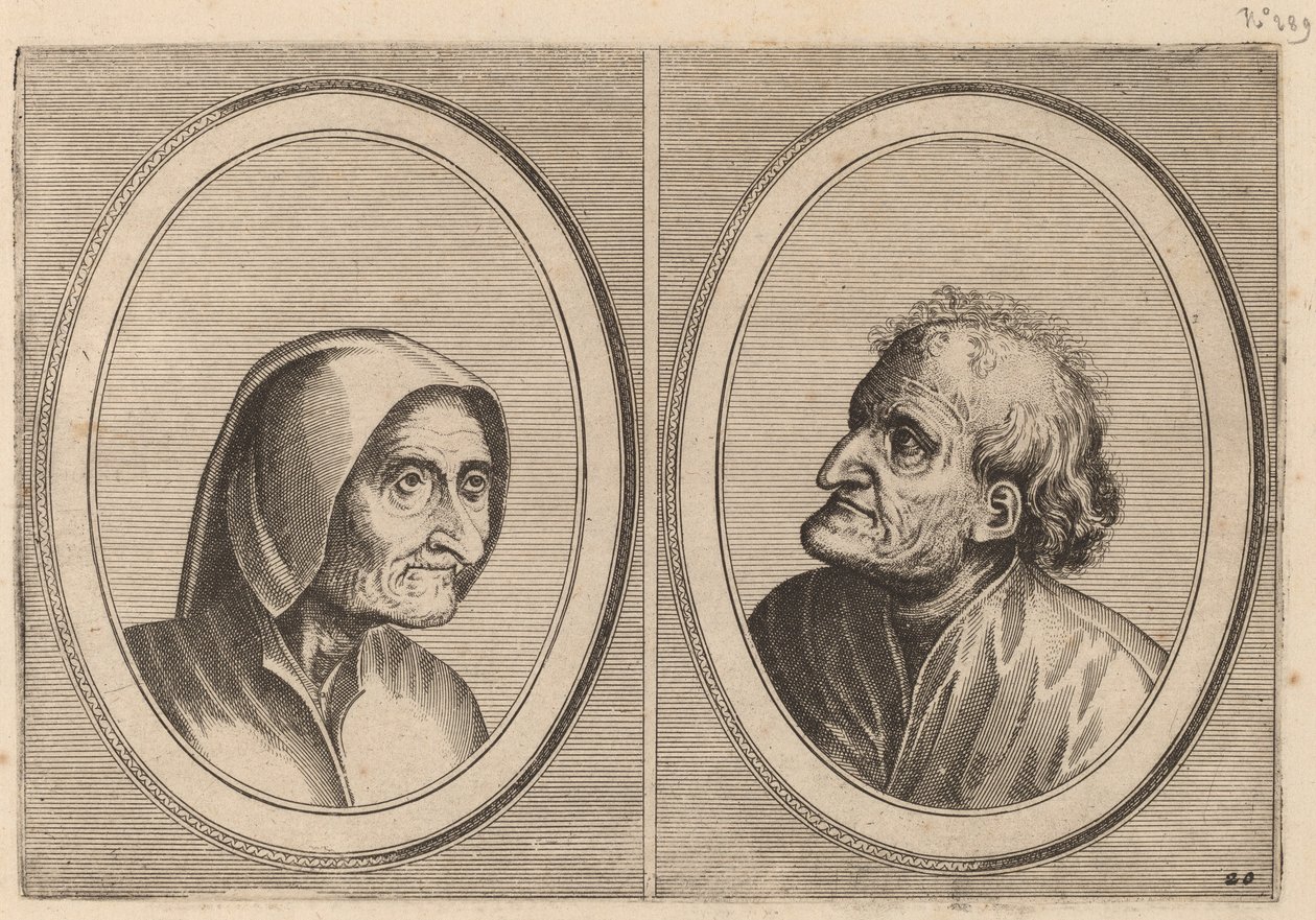 "Ritze Stijn" y "Schurckje Sonder-Baerdt" de Johannes and Lucas van Doetechum after Pieter Bruegel the Elder