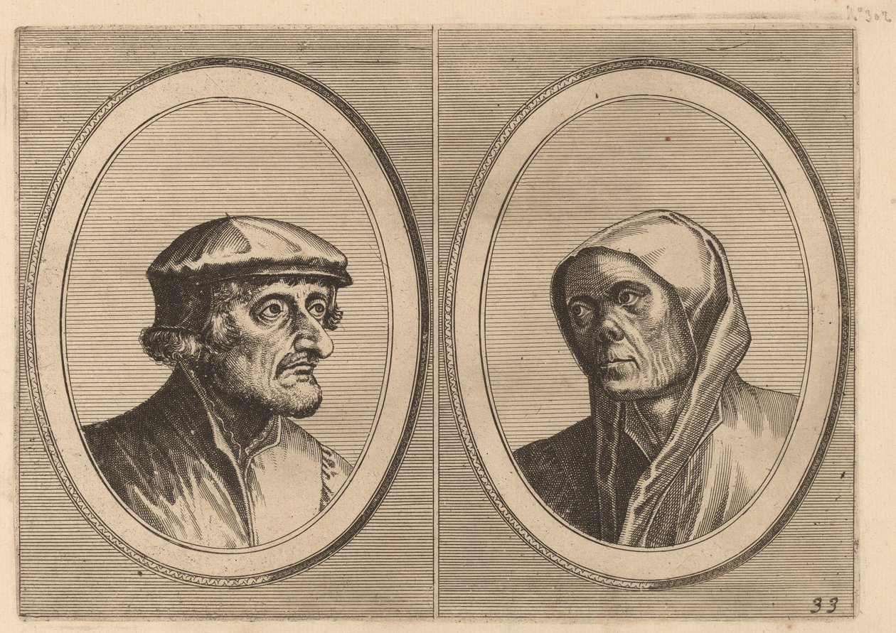 "Voorsichtighe Krijn" y "Broentje Spaer-pots" de Johannes and Lucas van Doetechum after Pieter Bruegel the Elder