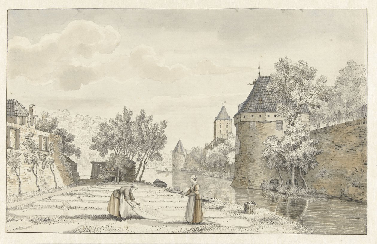 Vista de la torre Plompetoren en Utrecht de Johannes de Bosch