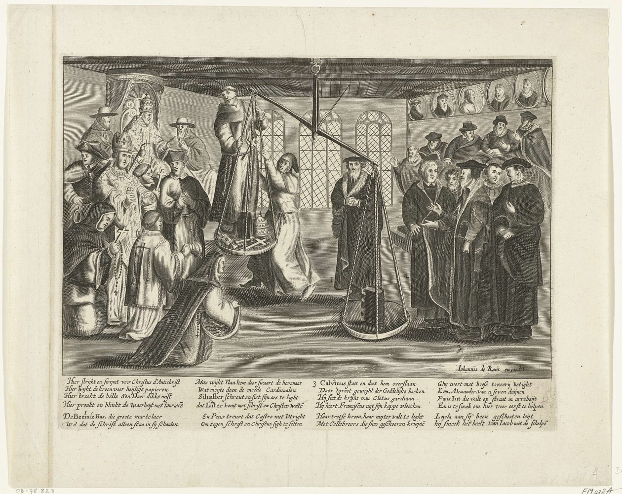 Pesando la Biblia, 1660 de Johannes de Ram