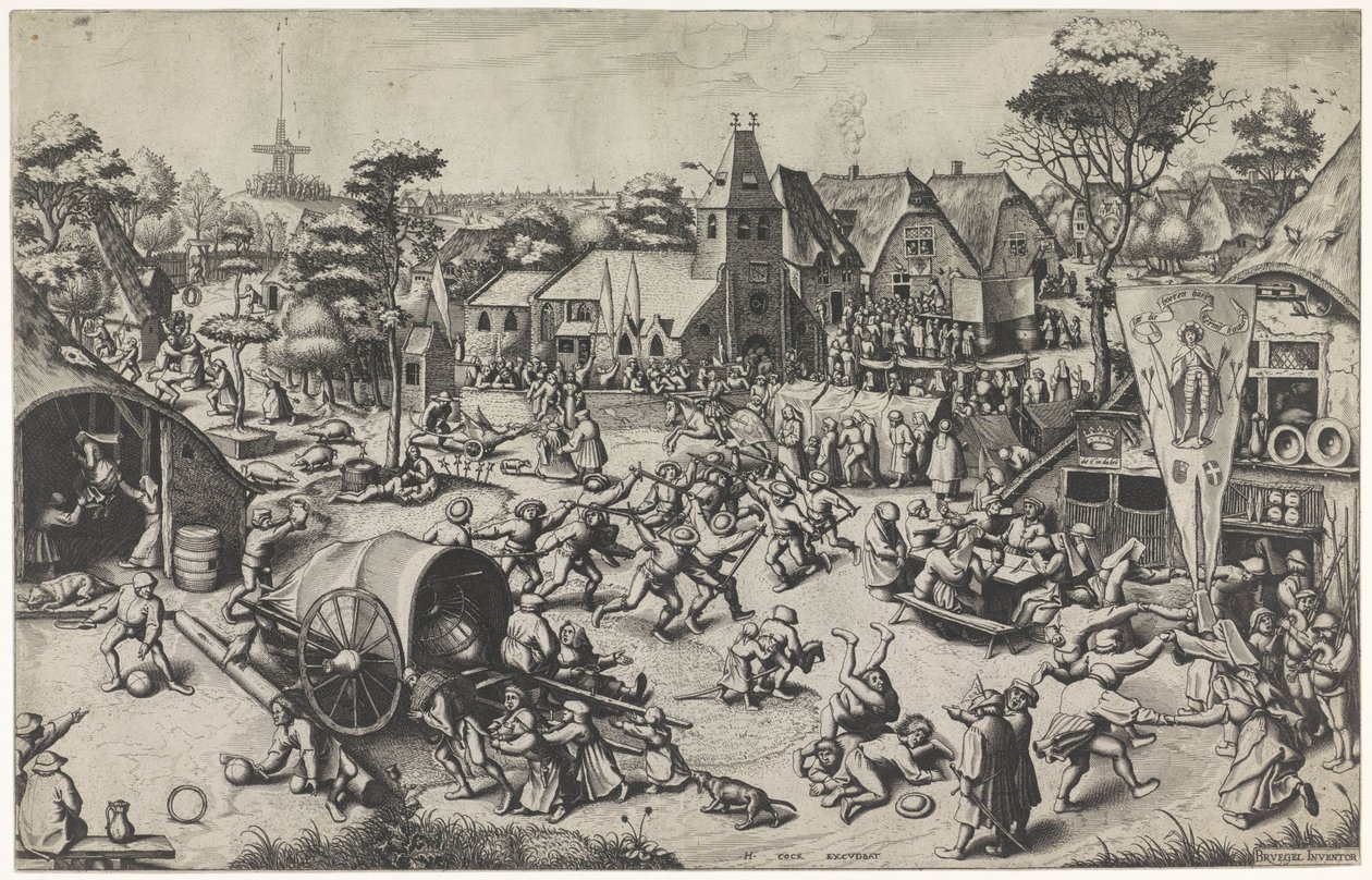 Feria de San Jorge de Johannes of Lucas van Doetechum