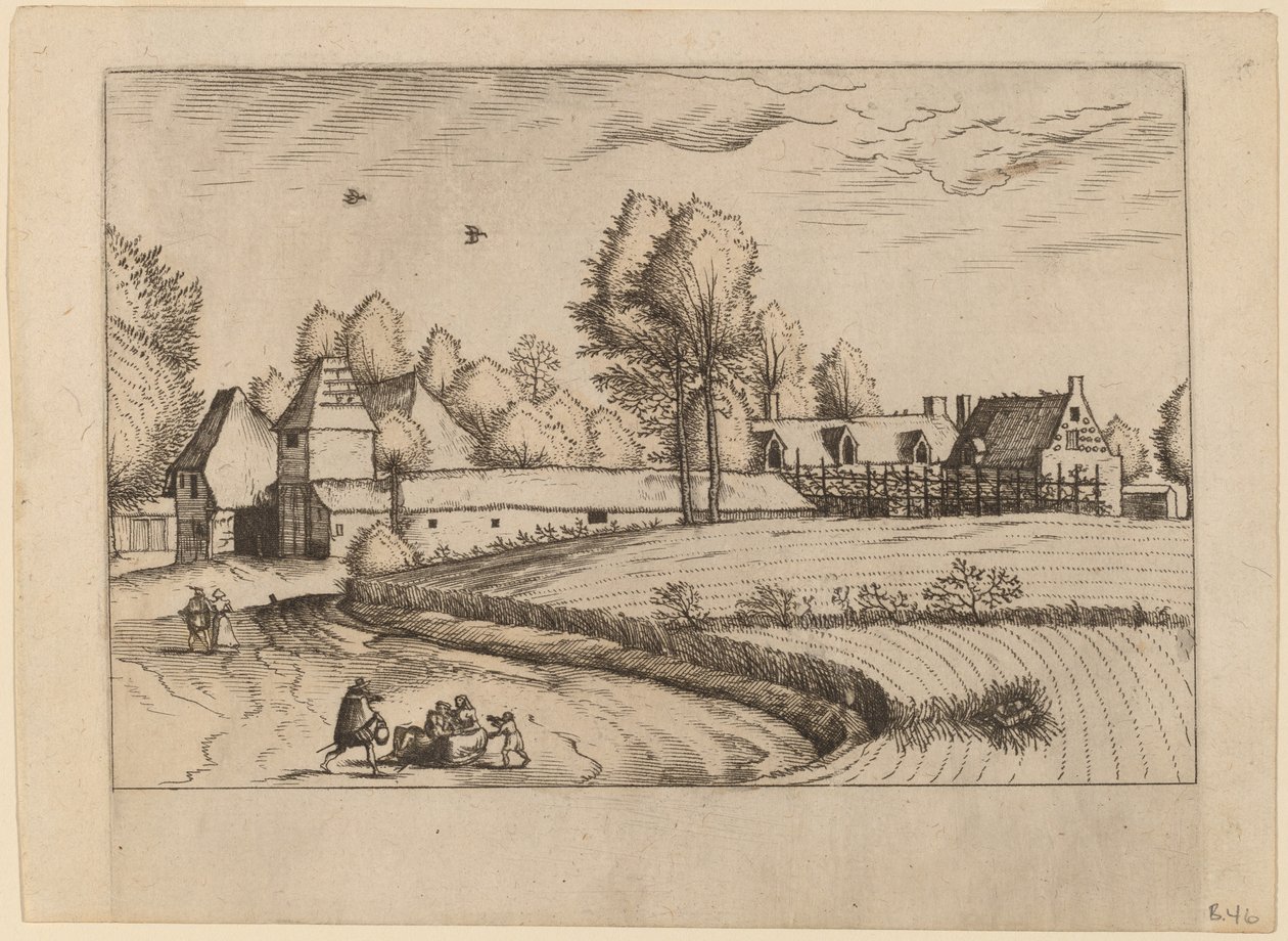 Casas de Campo de Johannes van Doetechum, the Elder and Lucas