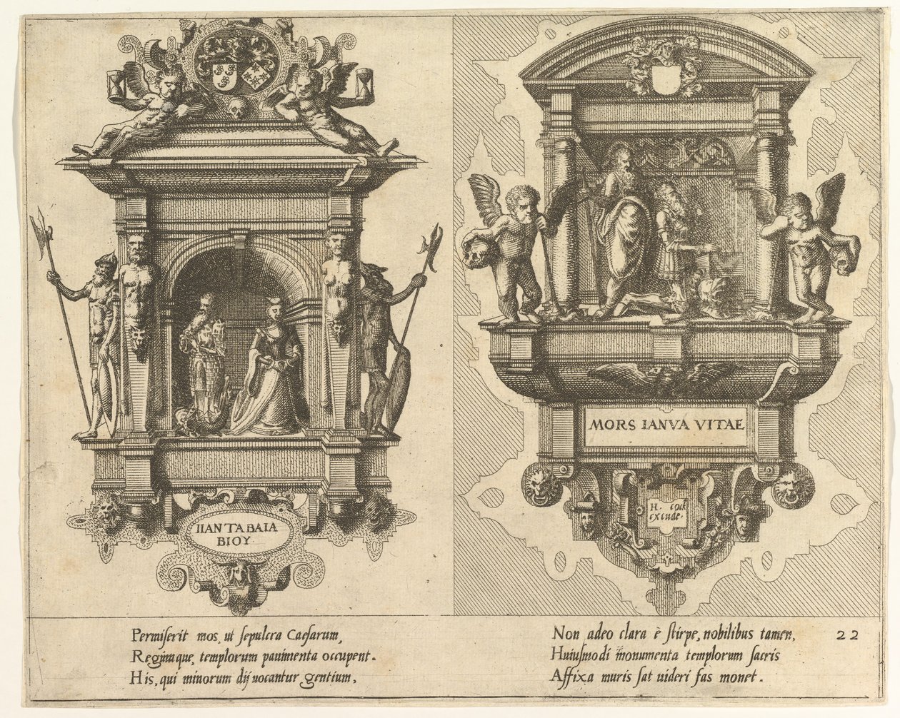 Cœnotaphiorum 22, 1563 de Johannes and Lucas van Doetecum