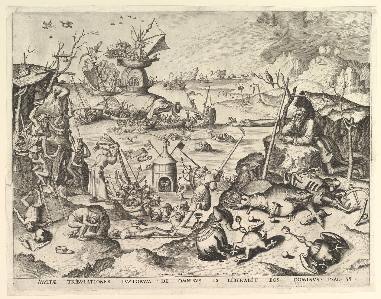 La tentación de San Antonio de Johannes and Lucas van Doetecum
