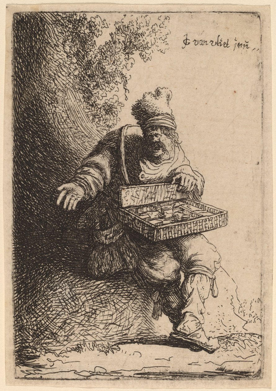 El vendedor ambulante de Johannes van Vliet