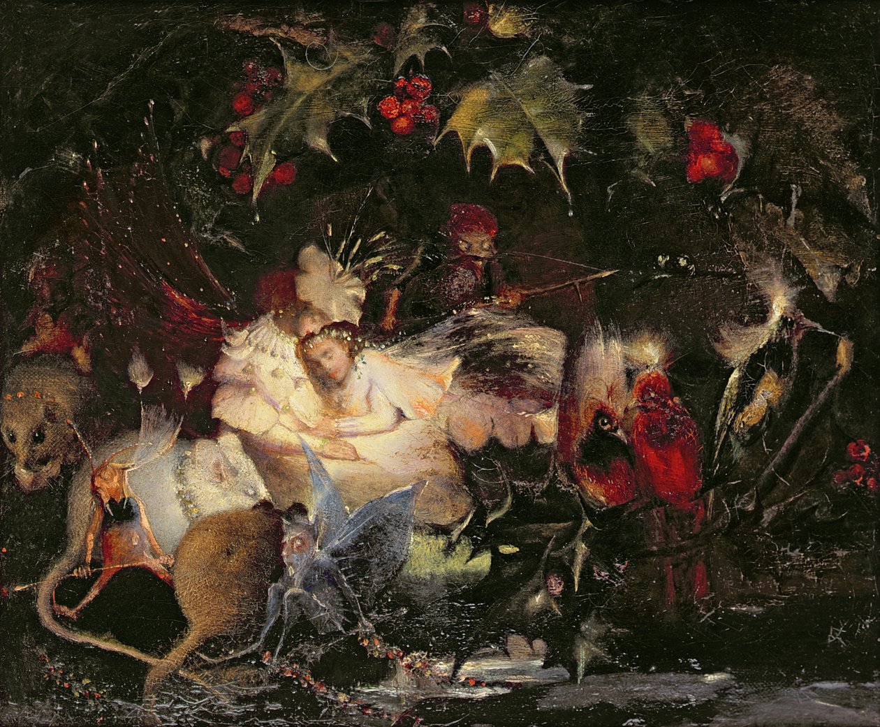 El cenador de las hadas de John Anster Fitzgerald