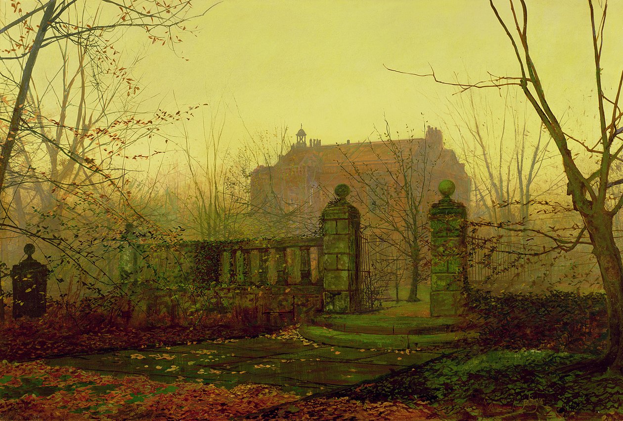 Mañana de otoño de John Atkinson Grimshaw