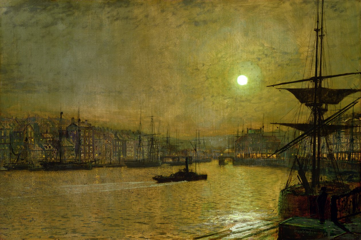 Whitby de John Atkinson Grimshaw
