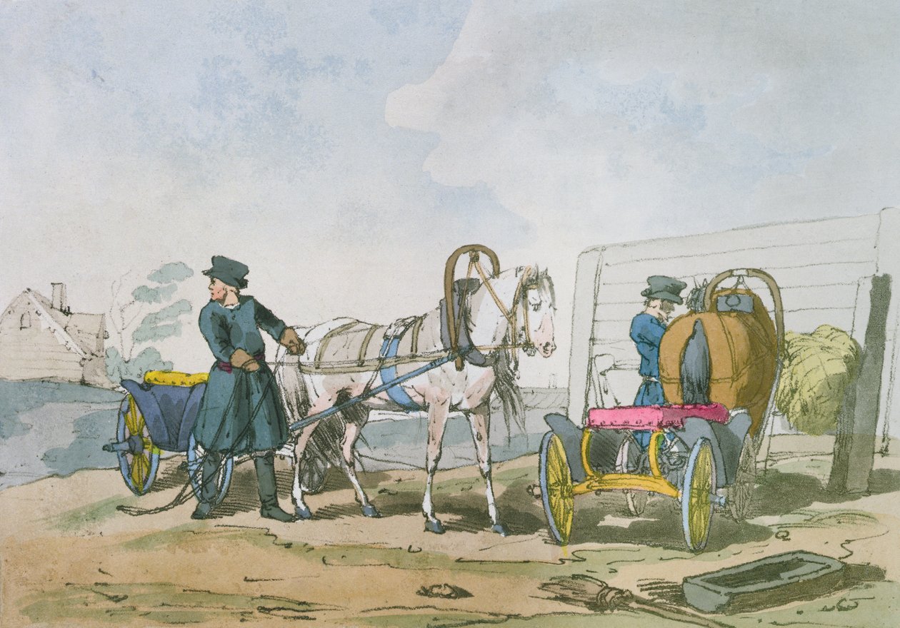 Droshka, 1803 de John Augustus Atkinson