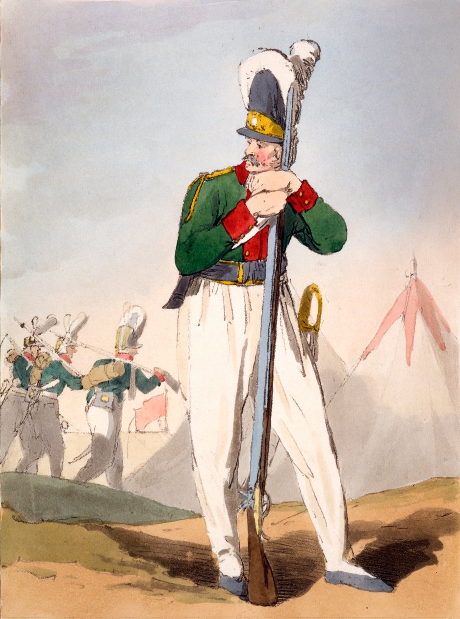 Soldado ruso, ilustración de 
