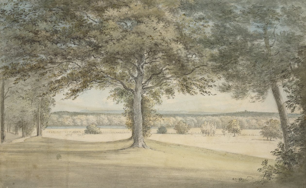 Kirtlington Park, 9 de octubre de 1783 de John Baptist Malchair
