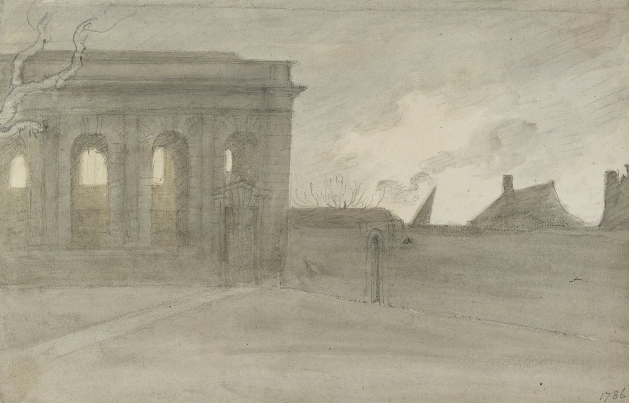 Pembroke Coll. Oxon., 9 de noviembre de 1786 de John Baptist Malchair