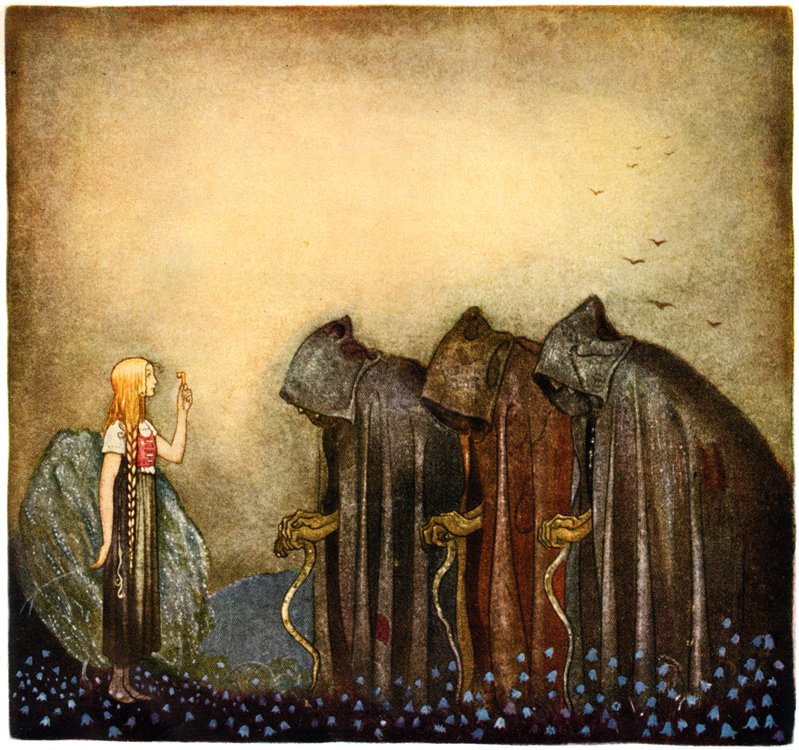 La llave dorada de John Bauer