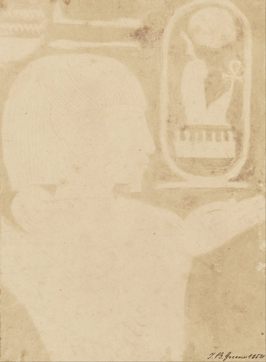 (Jeroglíficos, figura mirando a la derecha) de John Beasly Greene