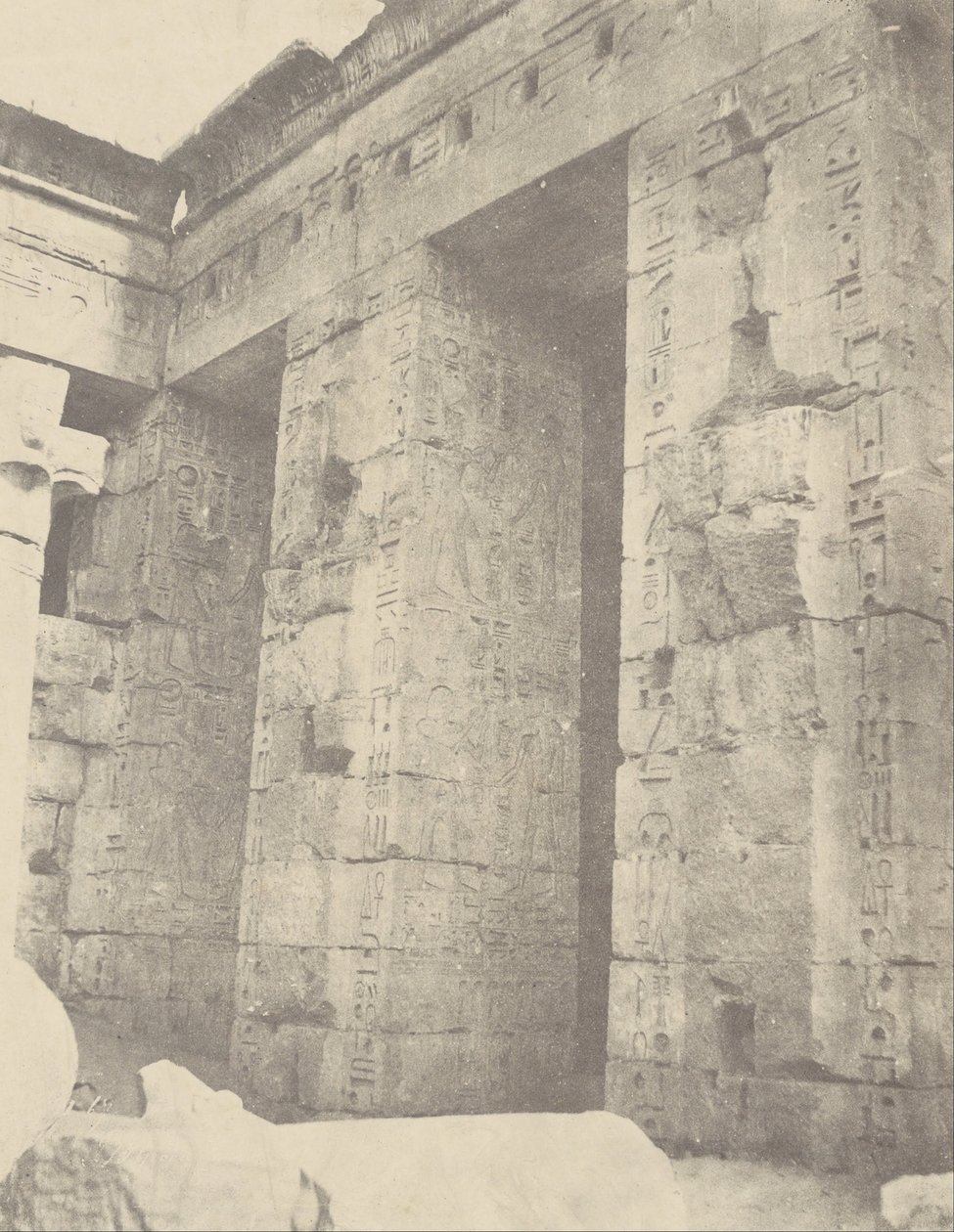 (Médinet Habou, Palacio de Ramsés II 2da Corte, Lado Este) de John Beasly Greene