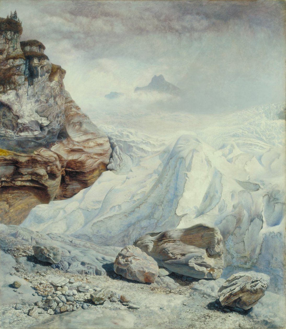 Glaciar de Rosenlaui de John Brett
