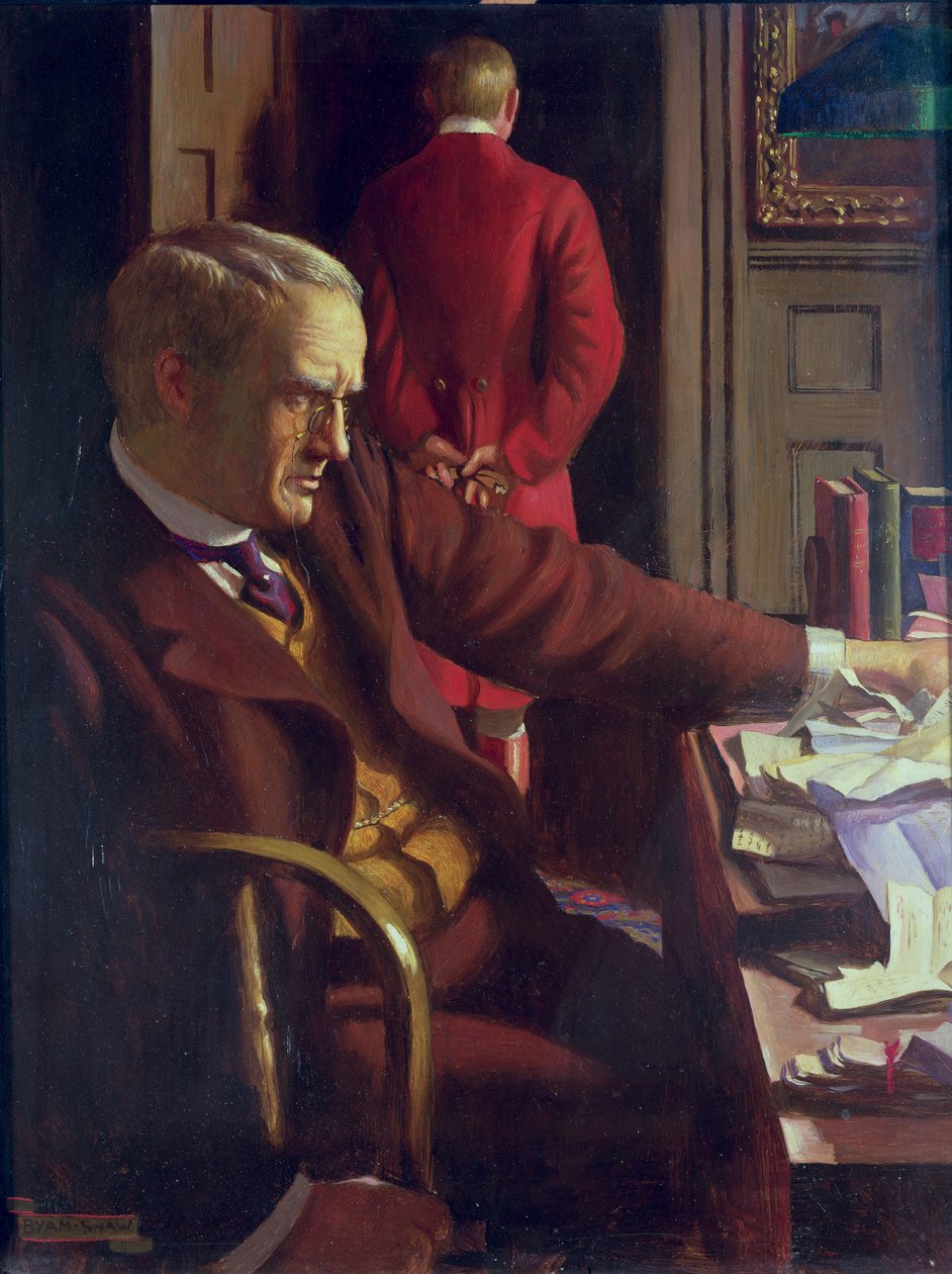 Y engendra un hijo, y no hay nada en su mano (Eclesiastés V:14) de John Byam Liston Shaw
