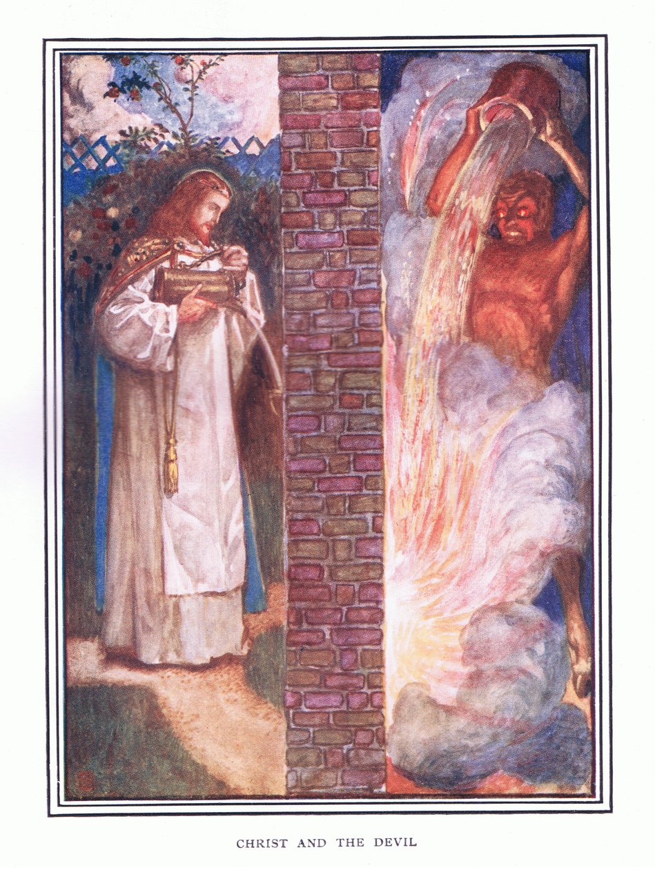 Cristo y el diablo de John Byam Liston Shaw