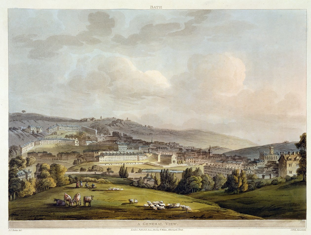 Vista general de Bath, de 