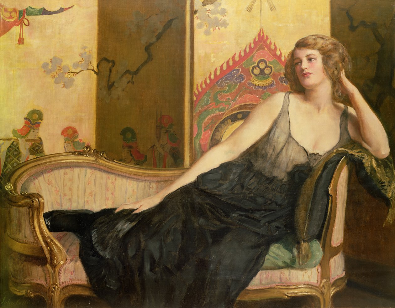 Mujer Reclinada de John Collier