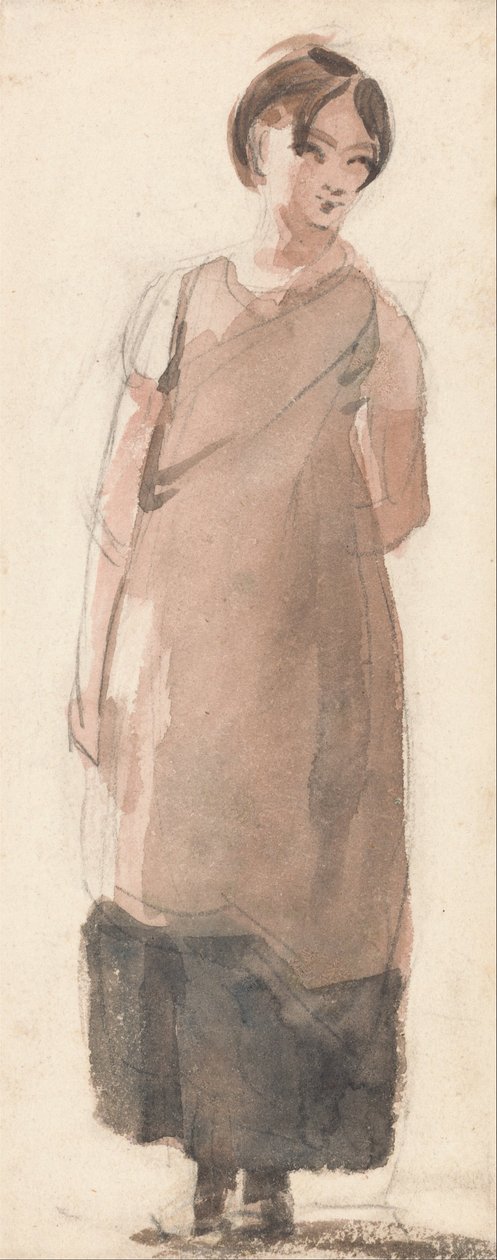 Una chica del campo en el Distrito de los Lagos de John Constable