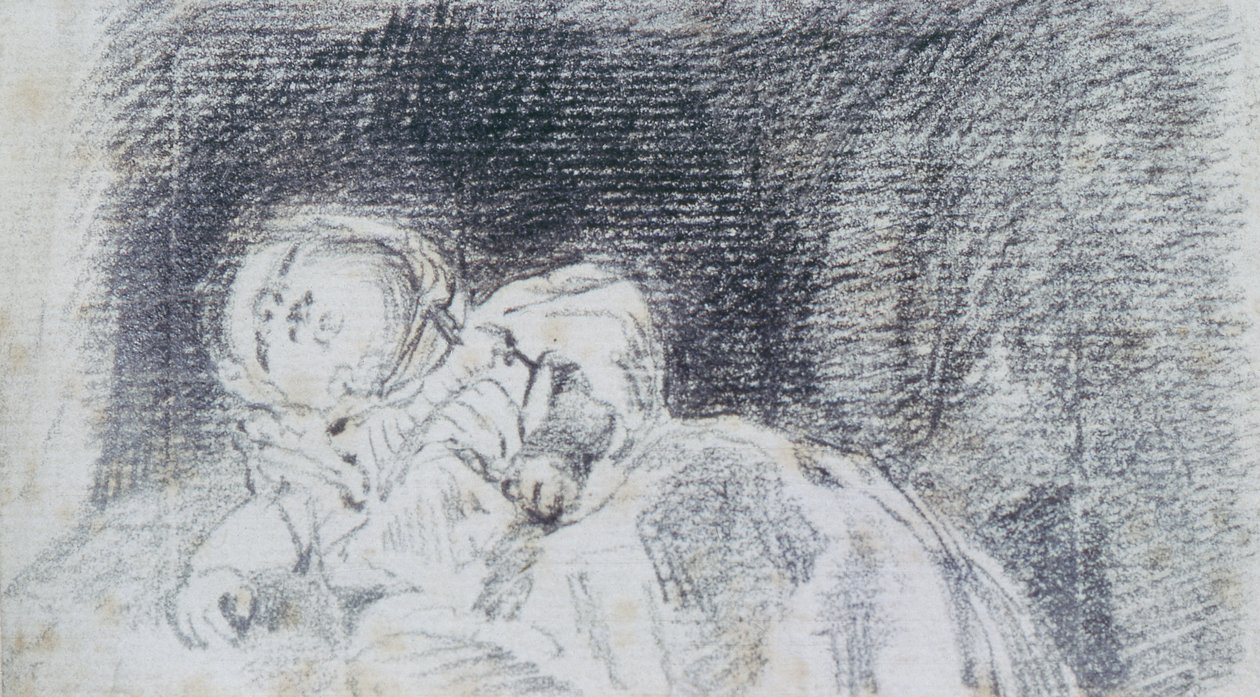 Un bebé (posiblemente Maria Louisa Constable) 1819 de John Constable