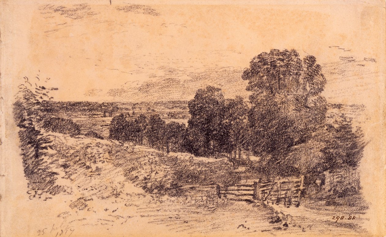 Un Camino Cerca de East Bergholt de John Constable