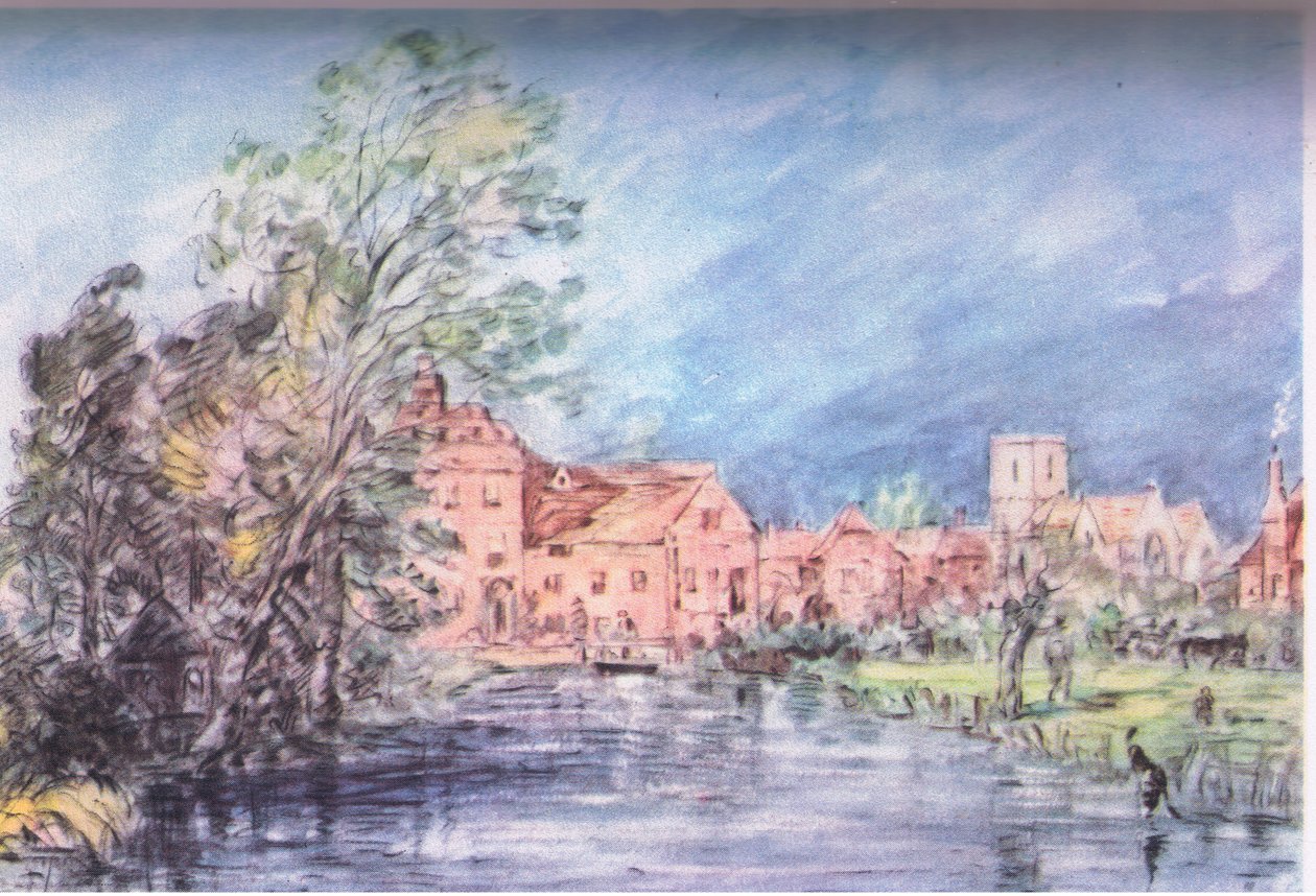Un pueblo inglés 1821 de John Constable
