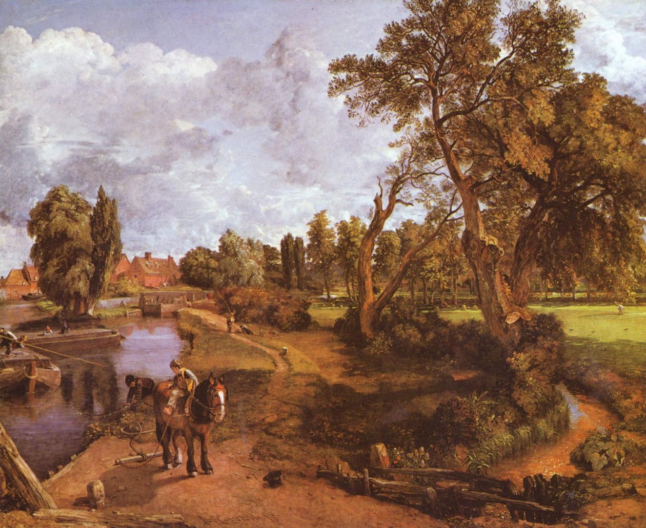 La casa del almirante en Hampstead de John Constable