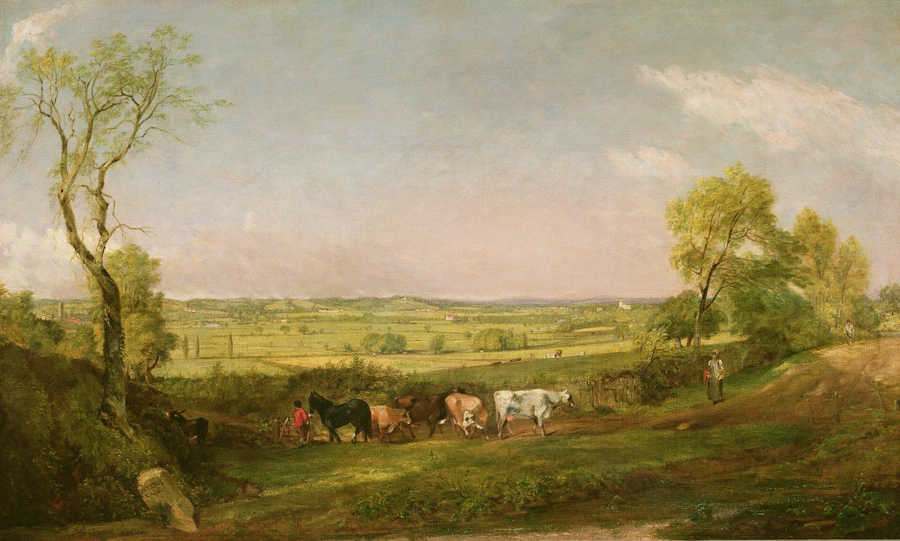 Valle de Dedham: Mañana, c.1811 de John Constable