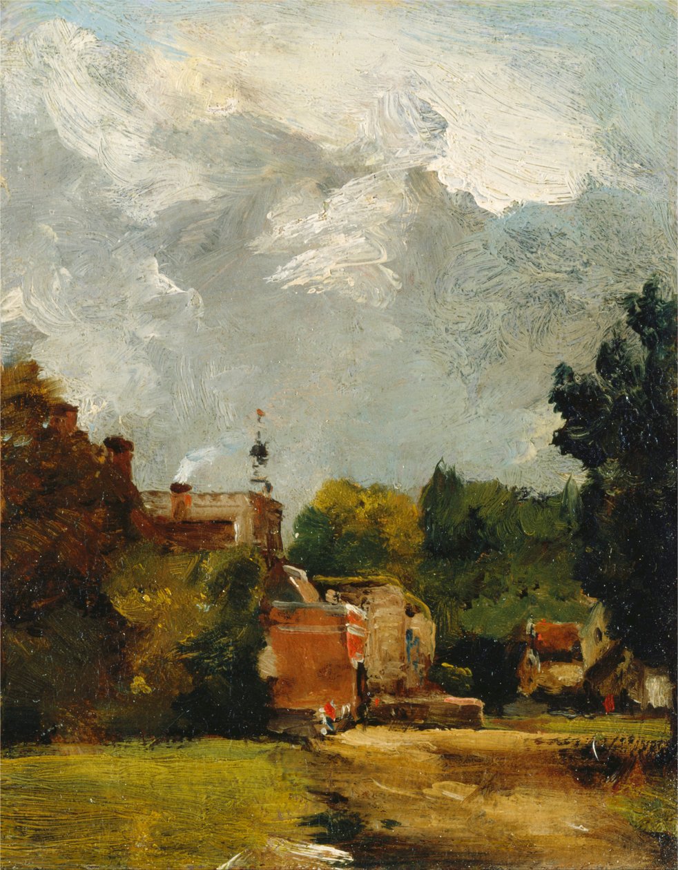 Iglesia de East Bergholt de John Constable