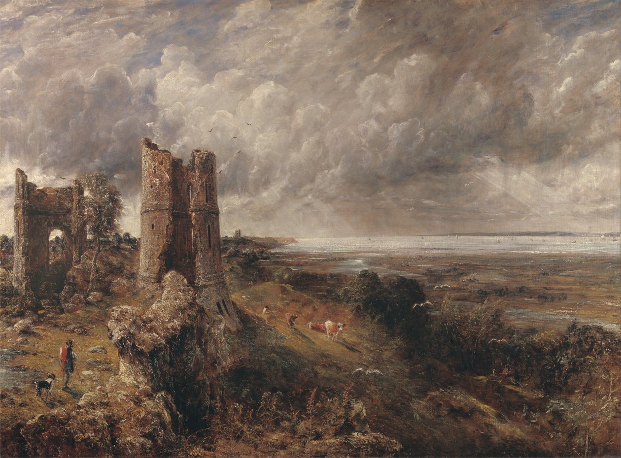 Castillo de Hadleigh, la desembocadura del Támesis--Mañana después de una noche tormentosa de John Constable