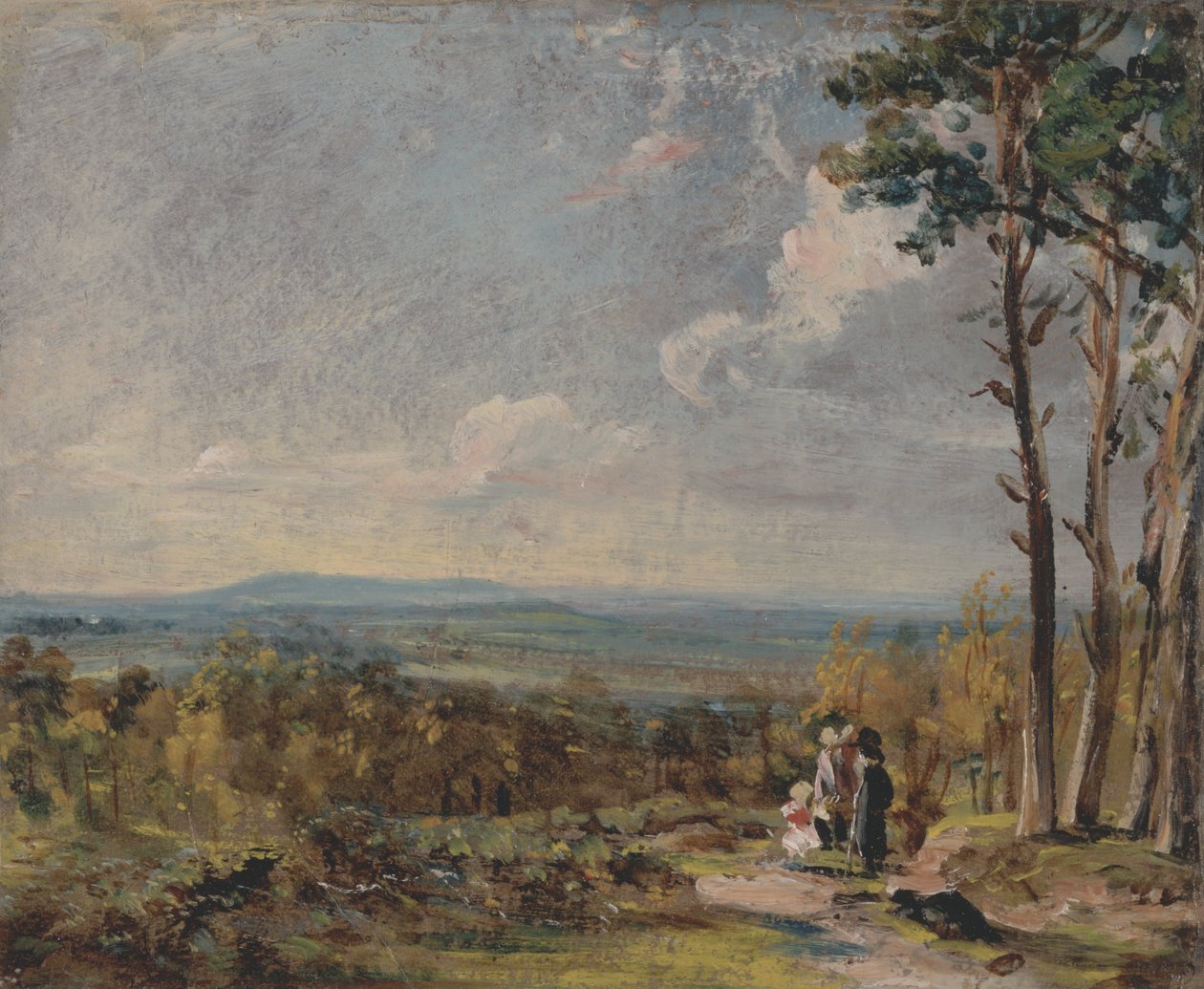 Hampstead Heath mirando hacia Harrow de John Constable