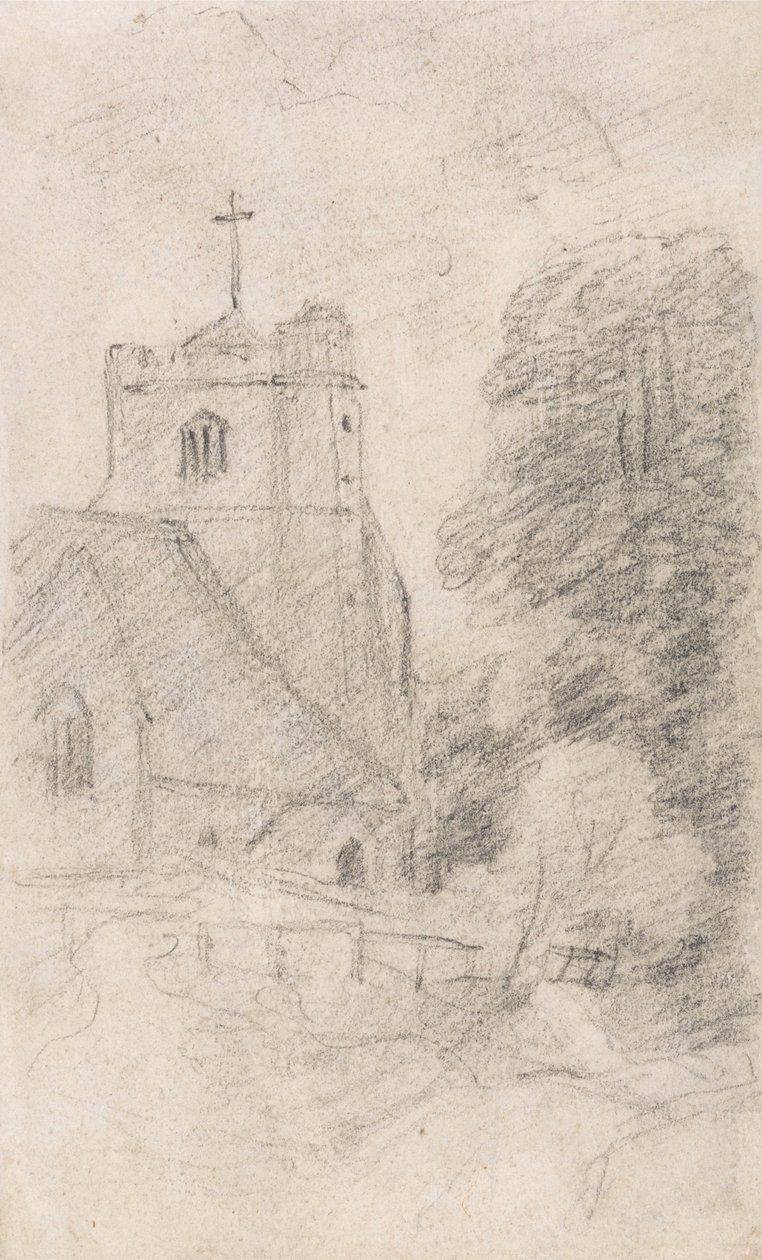 Iglesia de Leatherhead, cerca de Epsom, desde el noreste de John Constable