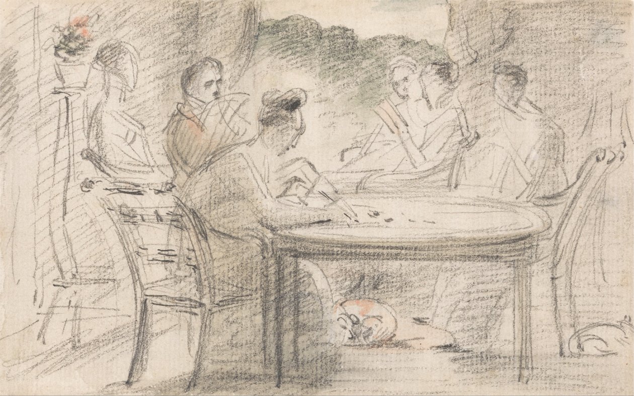 El Sr. Hobson de Markfield y familia de John Constable