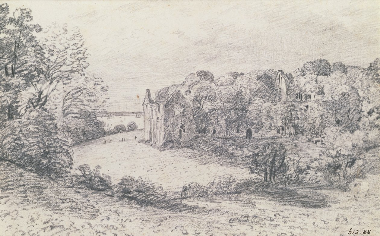 Abadía de Netley, 1888 de John Constable