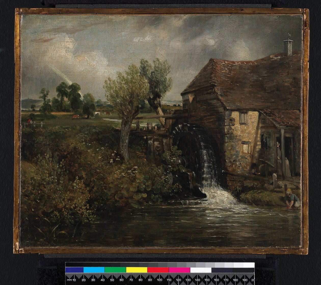 El Molino de Parham, Gillingham, Dorset, 1824 de John Constable