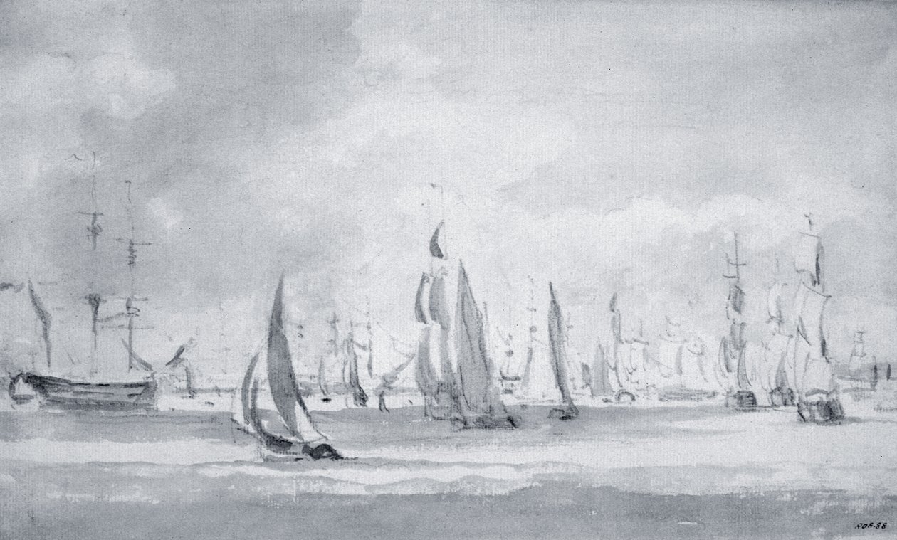 Barcos en el Támesis de John Constable