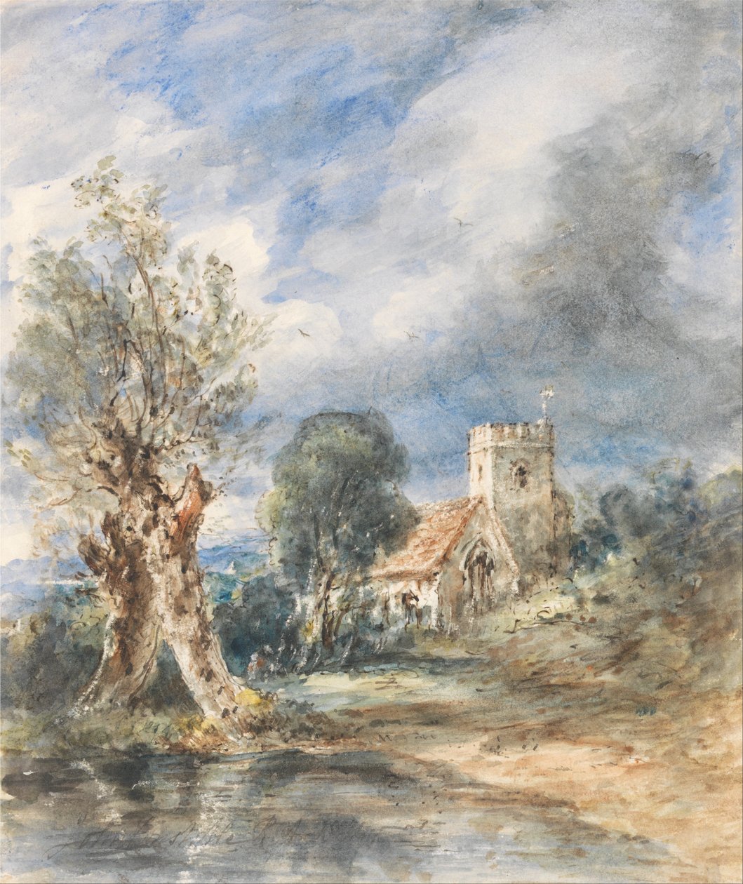 Iglesia de Stoke Poges de John Constable