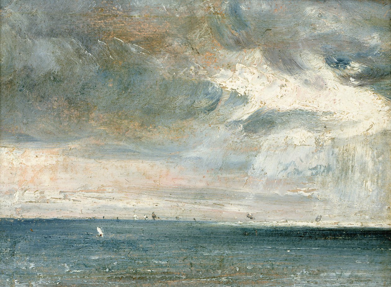 Estudio de Mar y Cielo (Una Tormenta en la Costa Sur) de John Constable