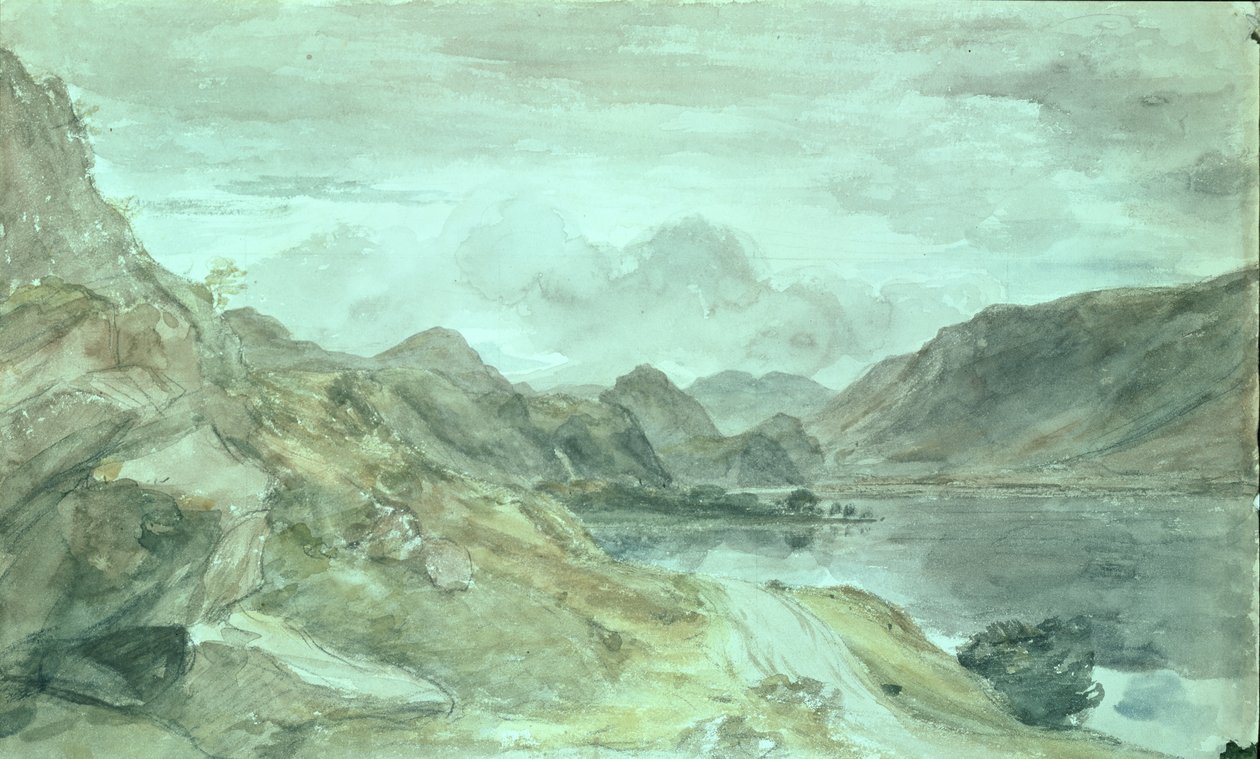 El Distrito de los Lagos, c.1830 de John Constable