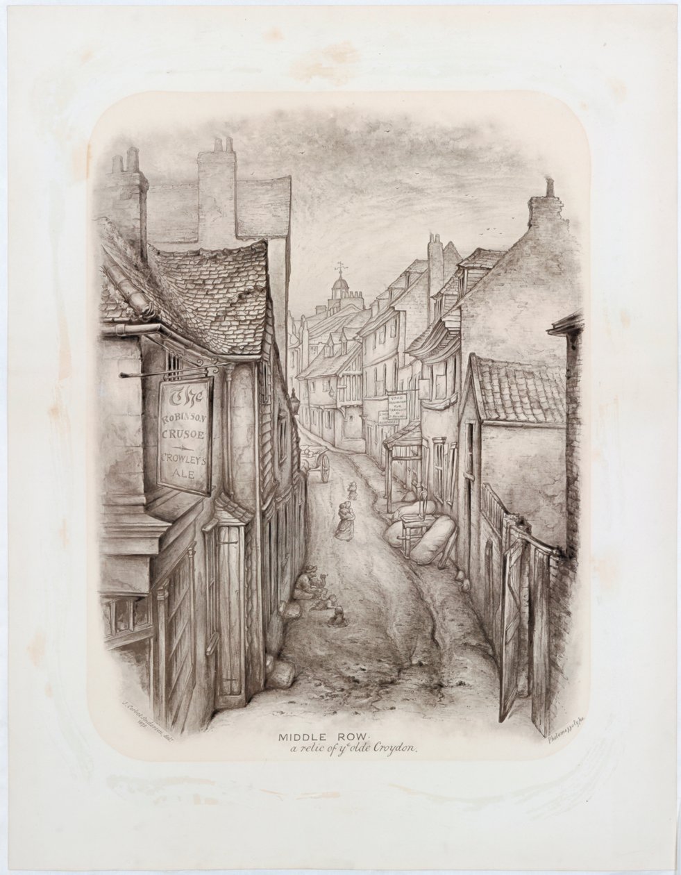 Middle Row, Croydon, 1875 de John Corbet Anderson
