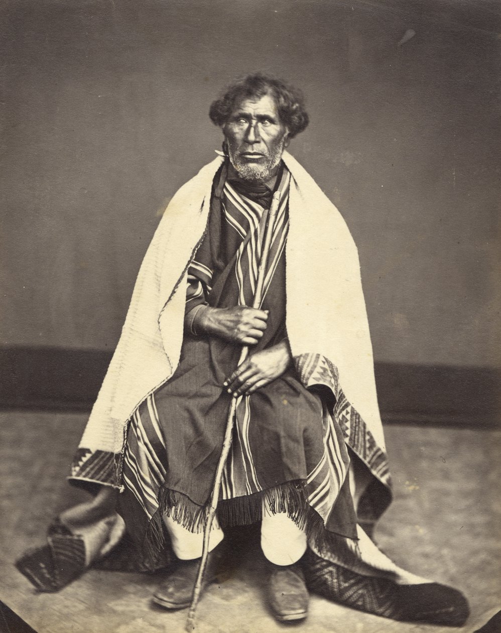 Rey de Tairoa, c.1860 de John Nicol Crombie