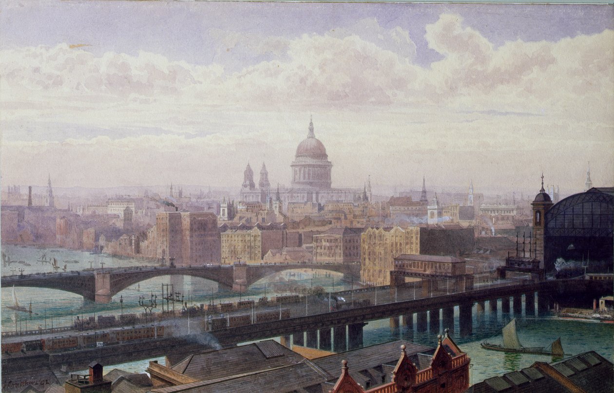 Vista de Londres mostrando St. Paul