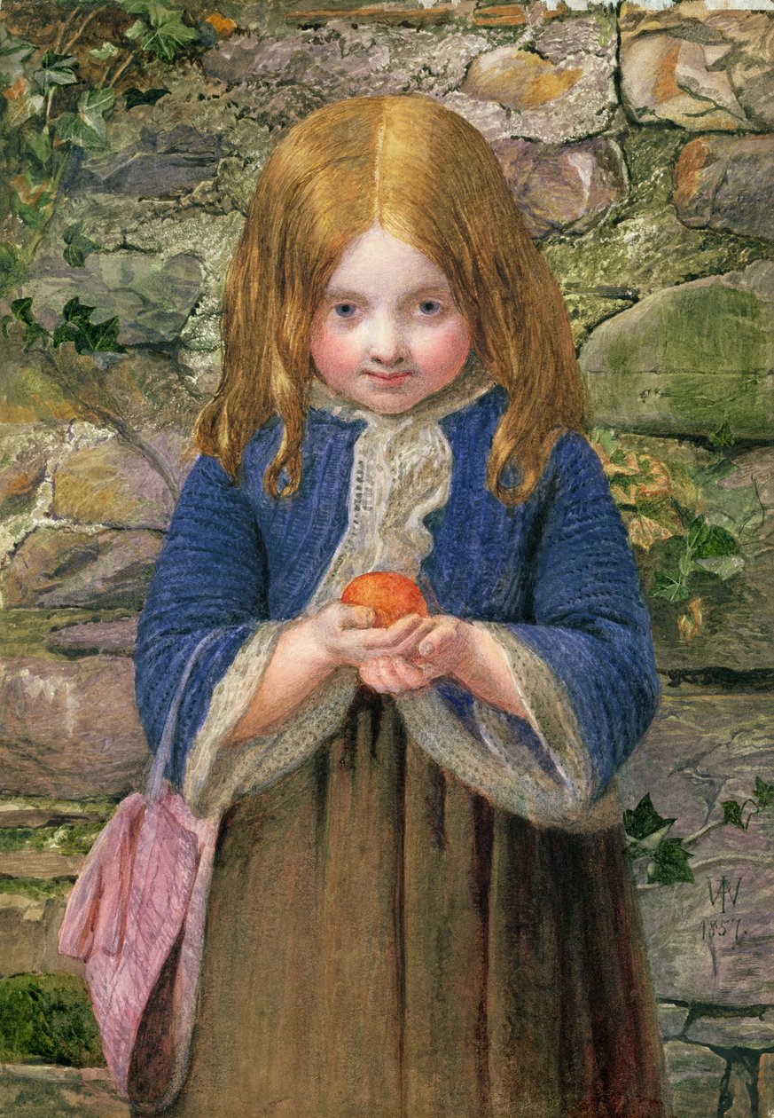 La chica de la naranja, 1857 de John Dawson Watson