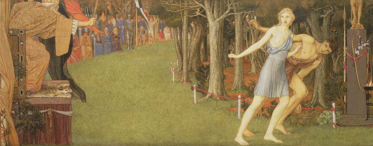 Atalanta y Melanion de John Dickson Batten