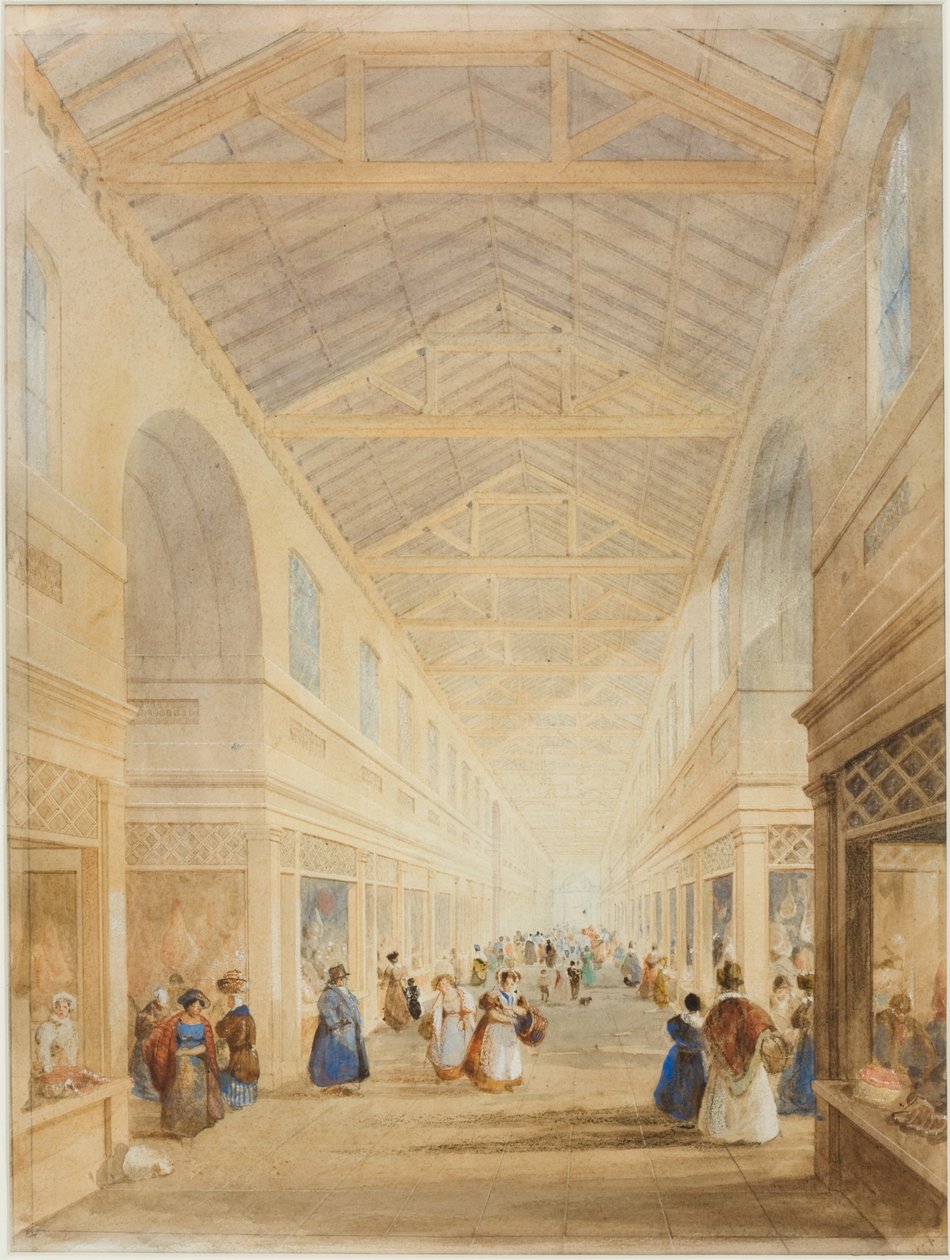 El mercado de carniceros, Newcastle upon Tyne de John Dobson